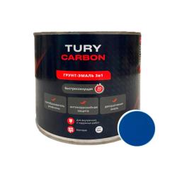 Грунт-Эмаль TURY Carbon RAL 5005 Синий 2,2 кг