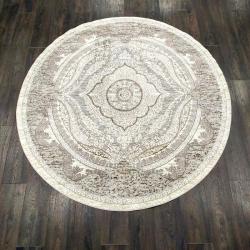 Ковер ОРИЕНТАЛЬ 3955А - BONE - BEIGE овал размер 1.6*2.3 м