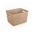 Корзина АЛЬТЕРНАТИВА плетенка бежевый 35*29*22,5 см М3489