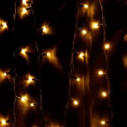 Гирлянда Нить TDM 8 режимов белый теплый 10 м