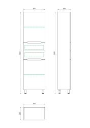 Пенал КАКСА-А Моника корзина 50*190 см