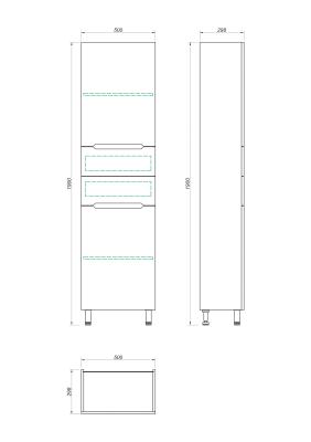 Пенал КАКСА-А Моника корзина 50*190 см