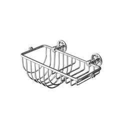 F.CLASS DD33066CR Полка-сетка угловая настенная цвет хром 20x20x5.5 DEVON&DEVON