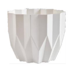 Горшок пластиковый BMC Геометрия Белый 0,8 л