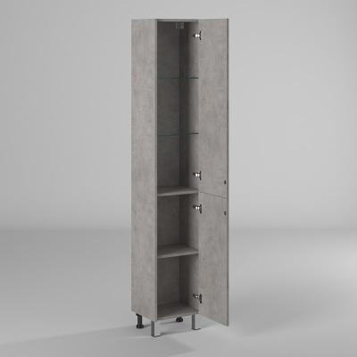 Пенал BRIZ Риччи R бетон 35*190 см