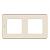 Рамка LEGRAND Inspiria 2 поста слоновая кость 673941