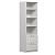 Стеллаж ШВЕДСКИЙ СТАНДАРТ Сириус Белый 390*1900*348 мм 2.02.07.140.1