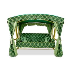 Качели садовые АРНОВЕРК Княгиня Зеленый 227*170*188 см