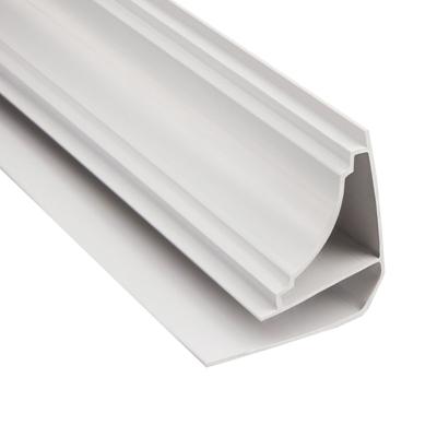 Плинтус потолочный ПВХ Белый глянцевый 3000 мм