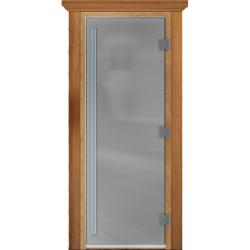 Дверь для бани DOORWOOD Престиж Сатин левое 1900*700 мм