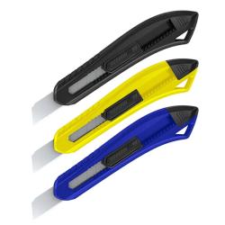 Нож канцелярский 18мм Razzor 100 пластик /Berlingo/