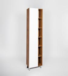 Пенал VIANT Бостон дерево, белый 45*190 см