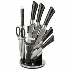 Набор ножей 9пр. на подставке /R-05/RASHEL/