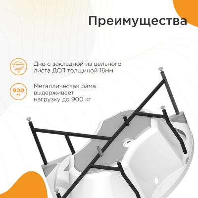 Ванна акриловая RADOMIR Сандра 149*149 см