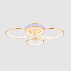 Люстра ЛАЙТ СФЕРА 3010/2+2 FGD+RGB Золото