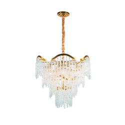 Люстра ЛАЙТ СФЕРА 5655P/9A Plating brass+clear Латунь