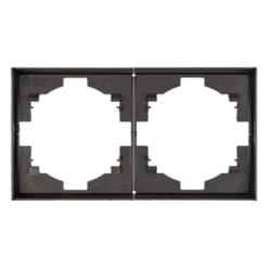 Рамка KRANZ Strong 2 поста графит KR-78-0752-6