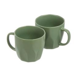 Набор кружек фарфоровых Geometry Khaki, 360 мл, 2 шт./AT-K3194/