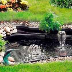 Пруд декоративный БАЙКАЛ Черный 203*144*50 см