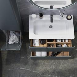 Тумба с раковиной BRIZ Прато 80 грей