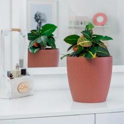 Горшок пластиковый ЛИВИНГРИН Магнолия эко Гранит 3 л