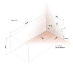 Ванна акриловая TRITON Ультра 160*70 см