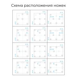 Поддон каменный RGW ST-088G 80*80 см 