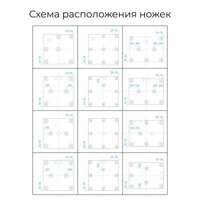 Поддон каменный RGW ST-088W 80*80 см 