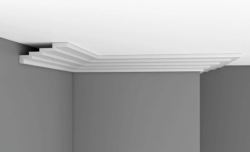 Плинтус потолочный DECOMASTER 158*60*2400 мм DP-375