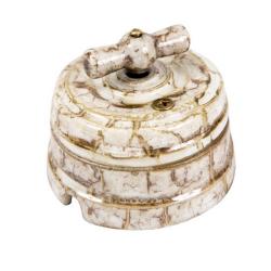 Выключатель ТМ МЕЗОНИНЪ Аврора 1-2 клавиши мрамор GE70403-19