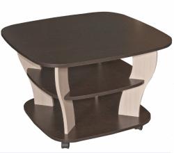 Стол журнальный РОСТОК Приоритет СЖ-4 Венге/Дуб молочный 765*500*765 мм