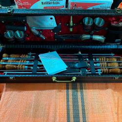 Набор шашлычный Чемодан №1 Черный