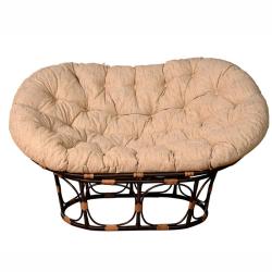 Диван садовый M-GROUP Mamasan Коричневый 1650*1050*390 мм