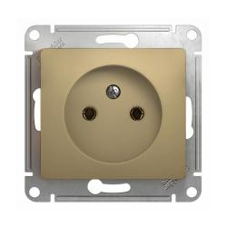 Механизм розетки сетевой SYSTEME ELECTRIC Glossa титан GSL000441