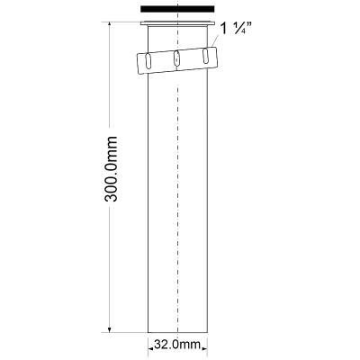 Вставка MCALPINE STALK-300KN-CPB
