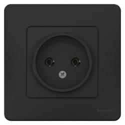 Розетка SYSTEME ELECTRIC Blanca антрацит BLNRS000016