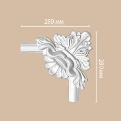 Угловой элемент DECOMASTER 280*280*25 мм DP-8032D