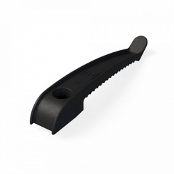 Держатель кабеля ПРОМРУКАВ односторонний черный PR13.0381