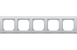 Рамка SYSTEME ELECTRIC Atlas design 5 постов алюминий ATN000305