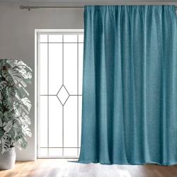 Штора РОСТЭКС Блэкаут Синий 360*280 см