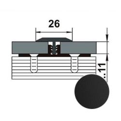 Профиль Т-образный ЛУКА ПС 11 Черный 015 2,7 м