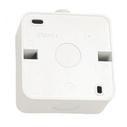 Коробка для накладного монтажа MAKEL 1 пост белый 10010