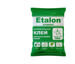 Клей ETALON Standart для обоев универсальный 200 г