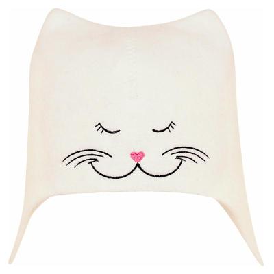 Шапка для бани Кошечка