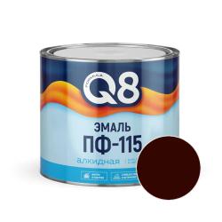 Эмаль FORMULA Q8 ПФ-115 Коричневый 1,9 кг