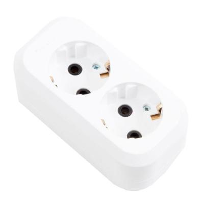 Колодка UNIVERSAL 2 гнезда с заземлением E302