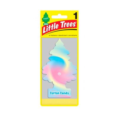 Ароматизатор автомобильный LITTLE TREES сладкая вата U1P-10282-RUSS