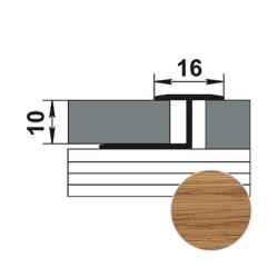 Профиль одноуровневый ЛУКА ЛК 15 ламинированный Дуб сосна 4081 2,7 м