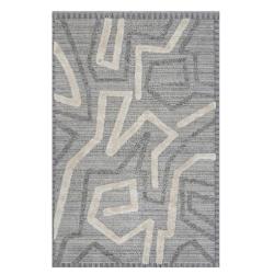 Ковер TUNIS 6604A L.GRAY / WHITE прямоугольник размер 1,56*2,3 м 