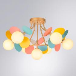 Люстра ARTE LAMP Peacock A1369PL-7MD Золото